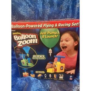 BALLOON ZOOM - Balloon Powered Racing Set - As Seen On TV Ages 3+